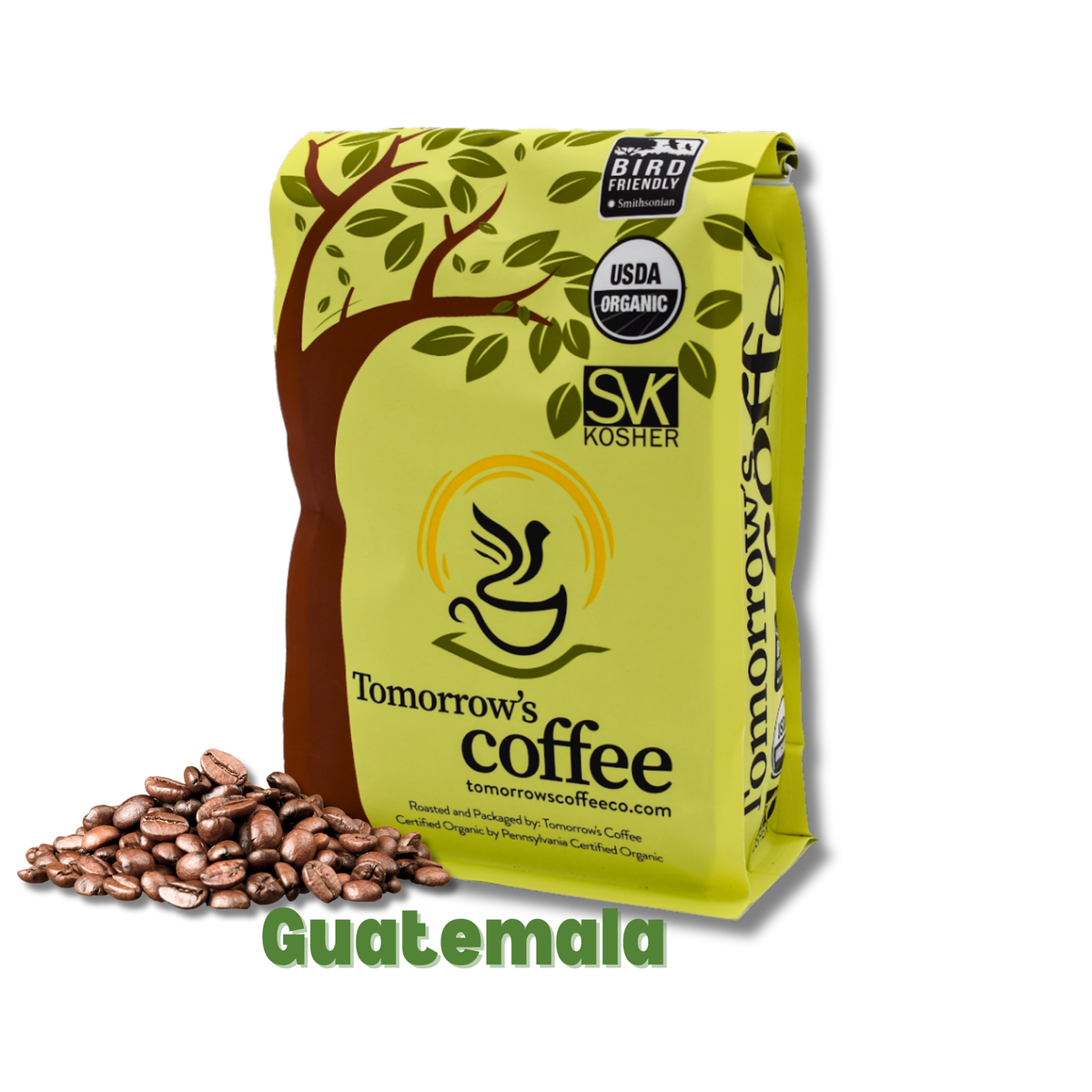 Medium / 12 oz. / Whole Bean Coffee Beans from Tomorrow's Coffee