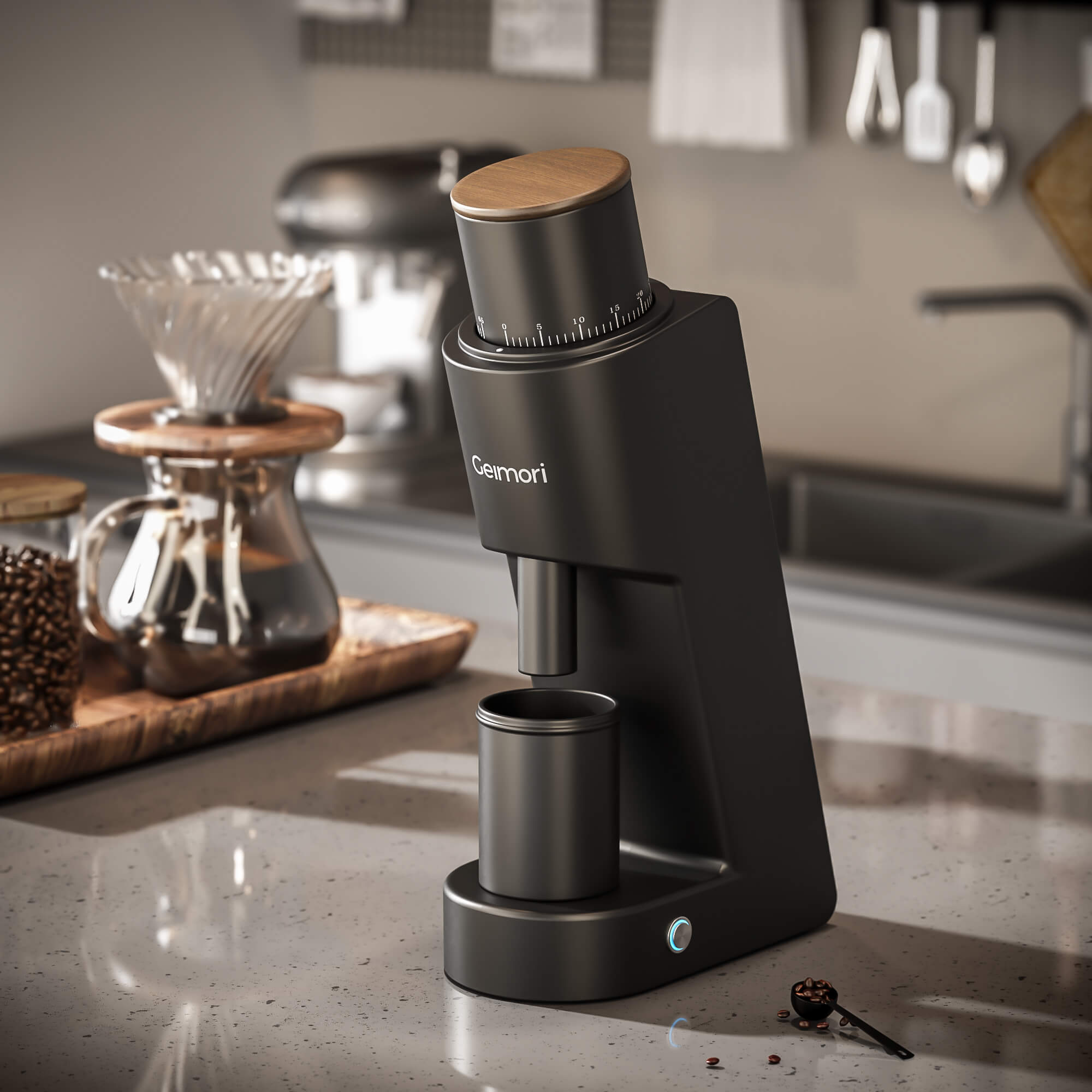 Geimori GU38 Compact Single-Dose Coffee Grinder