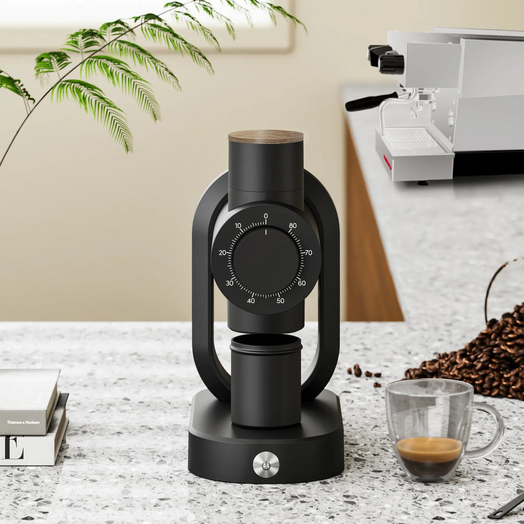 Geimori GU64 — 64mm Flat Burr Single Dose Coffee Grinder