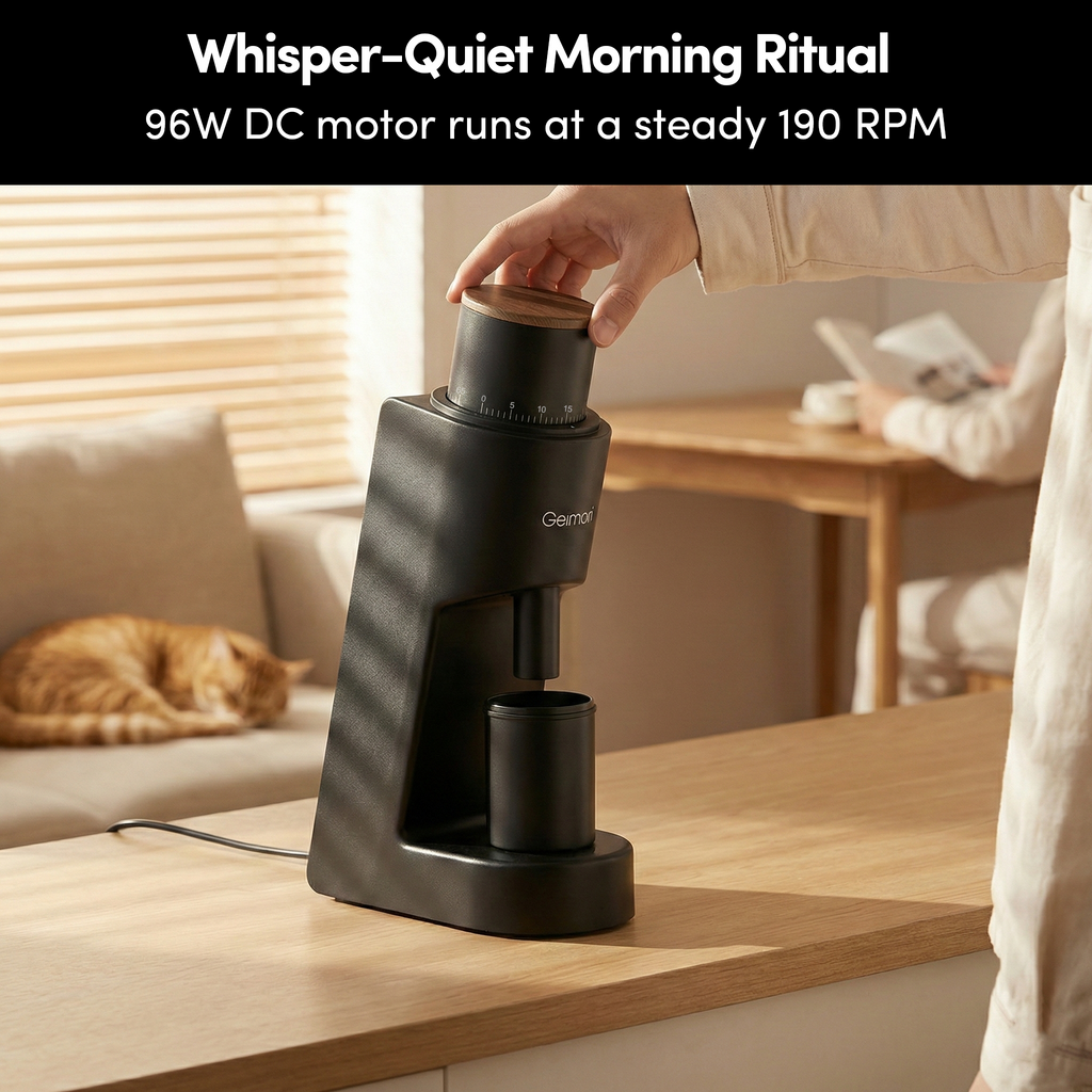 Geimori GU38 Compact Single-Dose Coffee Grinder