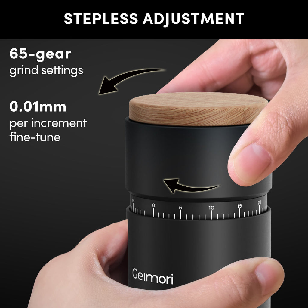 Geimori T38 Plus Compact Electric Coffee Grinder