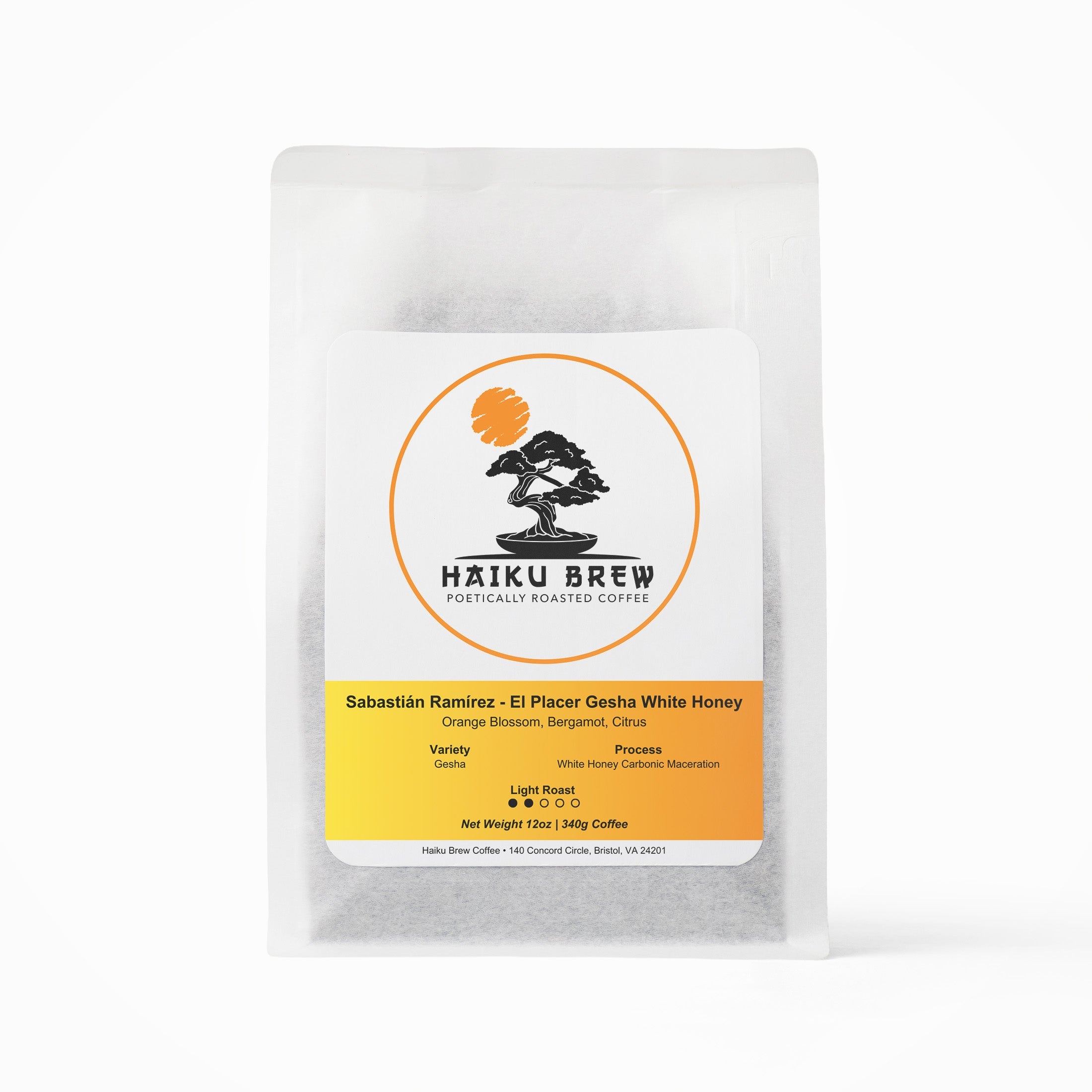 Colombia Gesha White Honey – Sebastián Ramírez, El Placer
