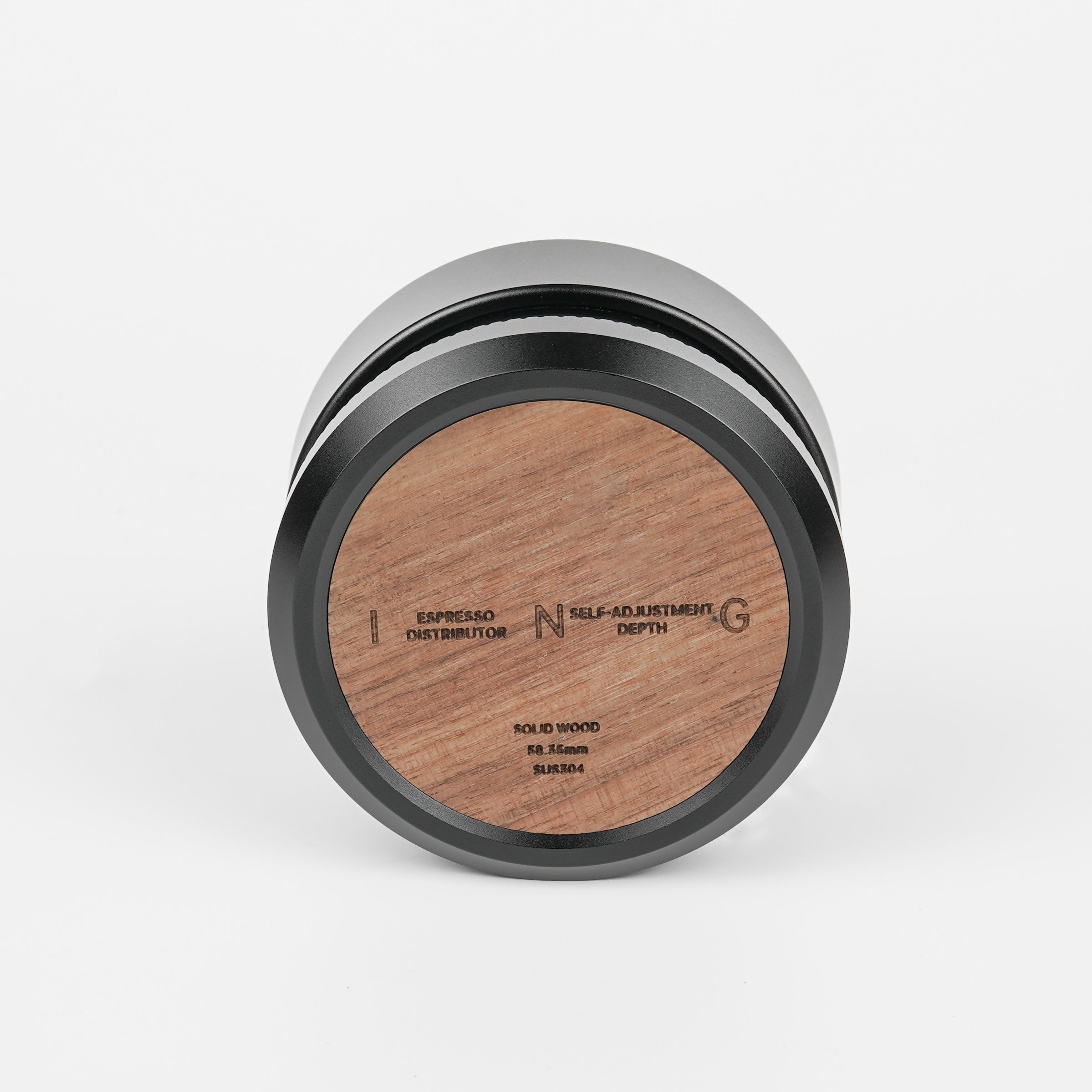 Gravity Tamper and Distributor with Wooden Lid - Shop Coffee Hobby