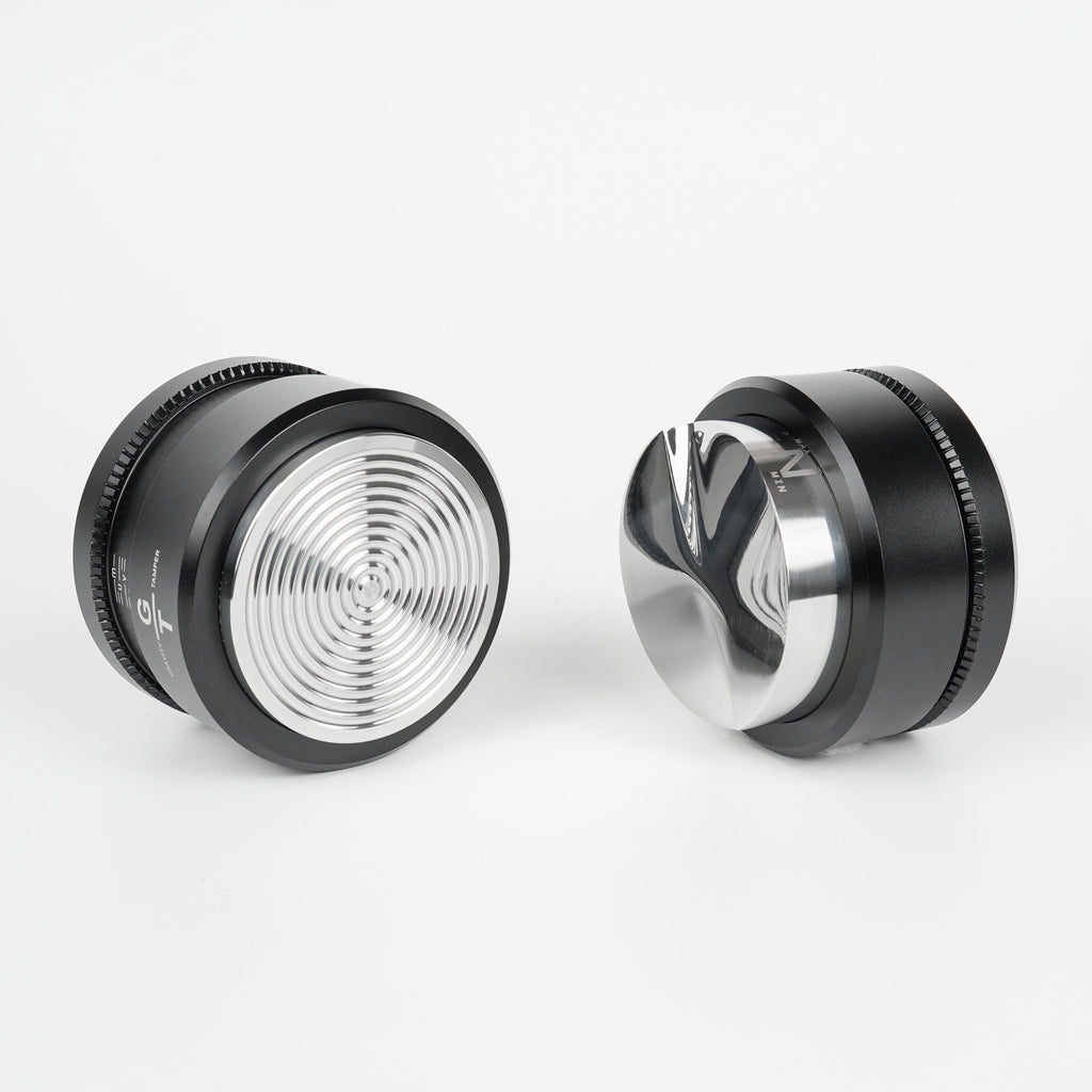 Gravity Tamper and Distributor with Wooden Lid - Shop Coffee Hobby