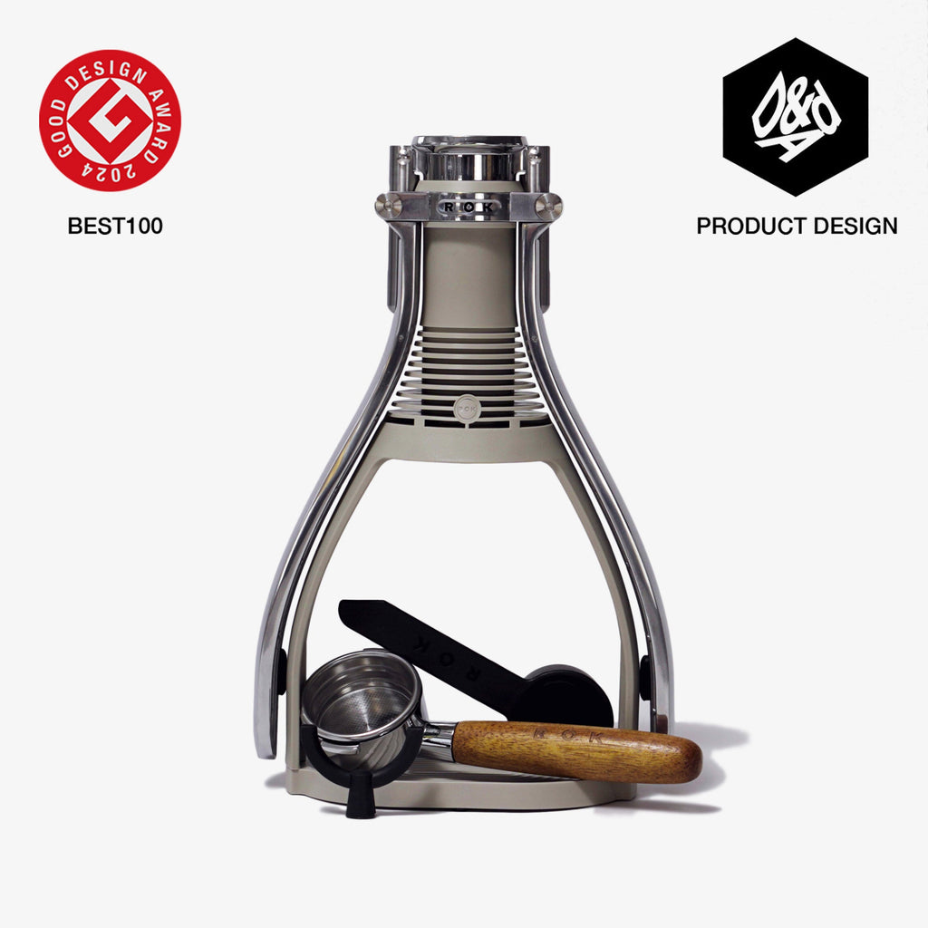 ROK Presso Smartshot — Manual Espresso Machine in Warm Grey