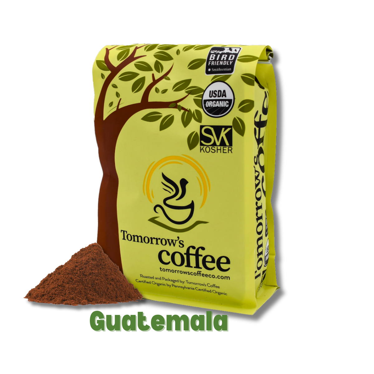 Medium 1 lb. Ground Guatemalan Organic Coffee Beans