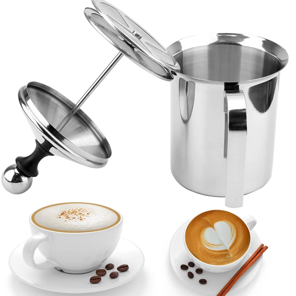Shop Coffee Hobby 800ml Stainless Steel Manual Milk Frother