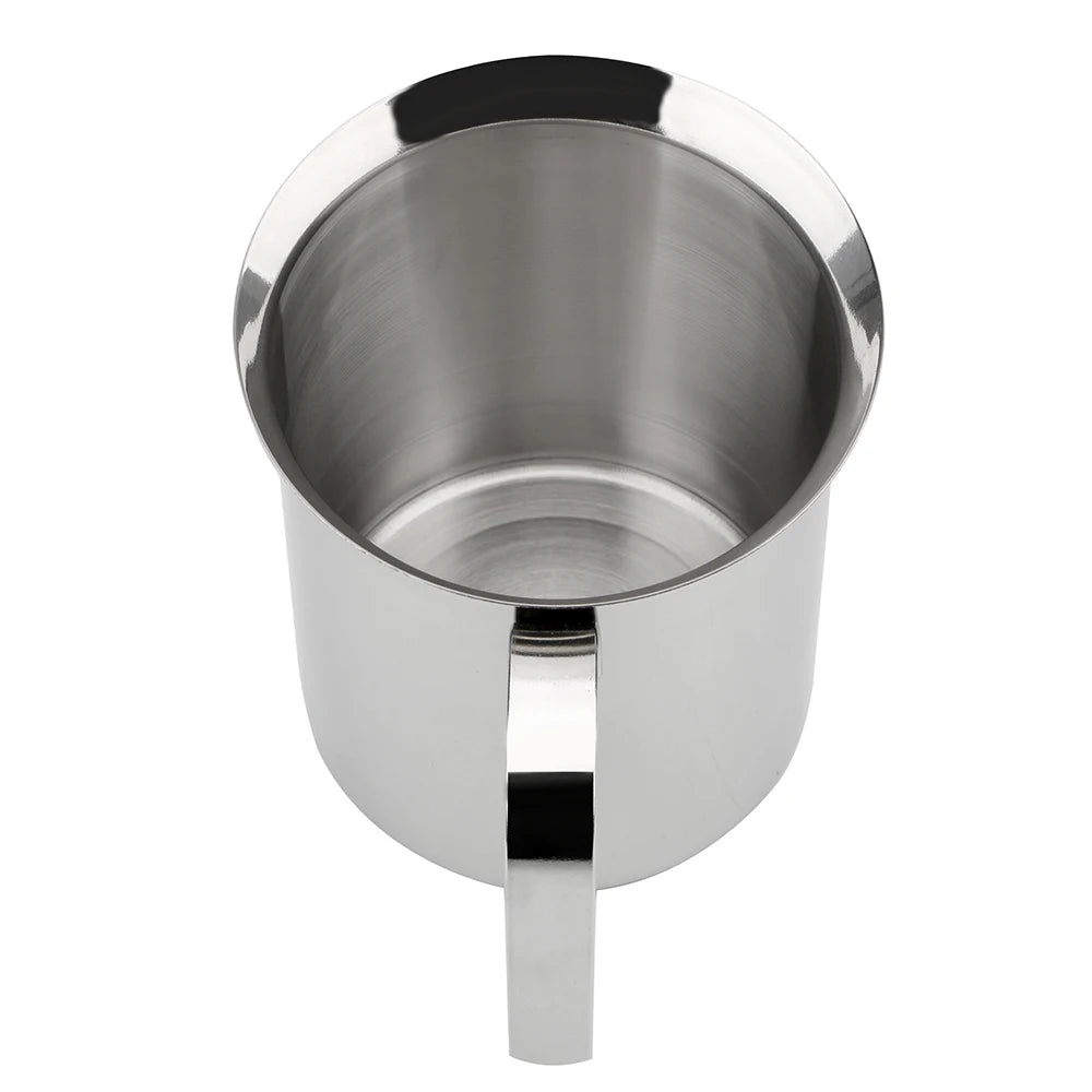400ml Stainless Steel Manual Milk Frother for espresso machines