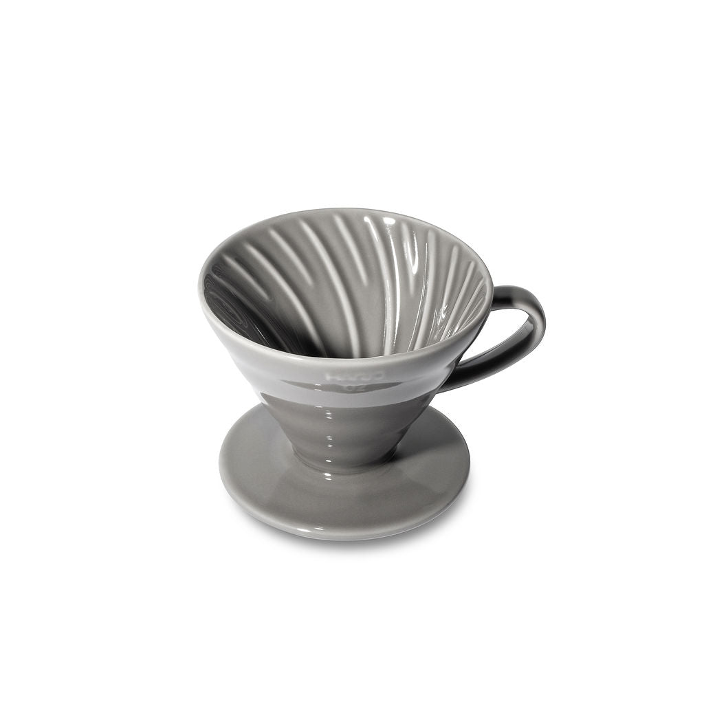 Hario V60 02 Arita-yaki Ceramic Dripper Set – Gray, Beaker Server & Filters