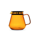Espresso Parts Hario Glass Coffee & Tea Server in Amber, 600 ml.