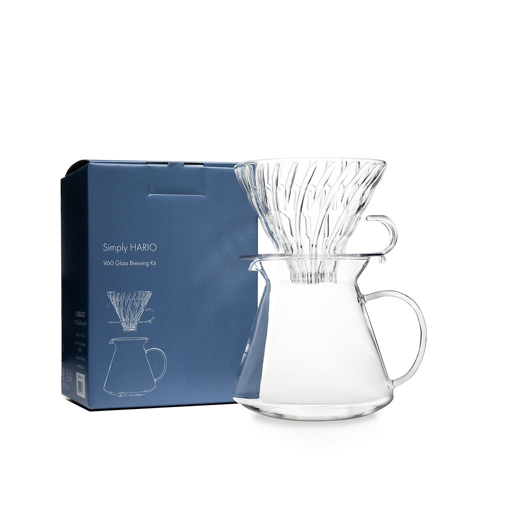 Espresso Parts Hario V60 02 Pour-Over Starter Kit with 600 ml Glass Server