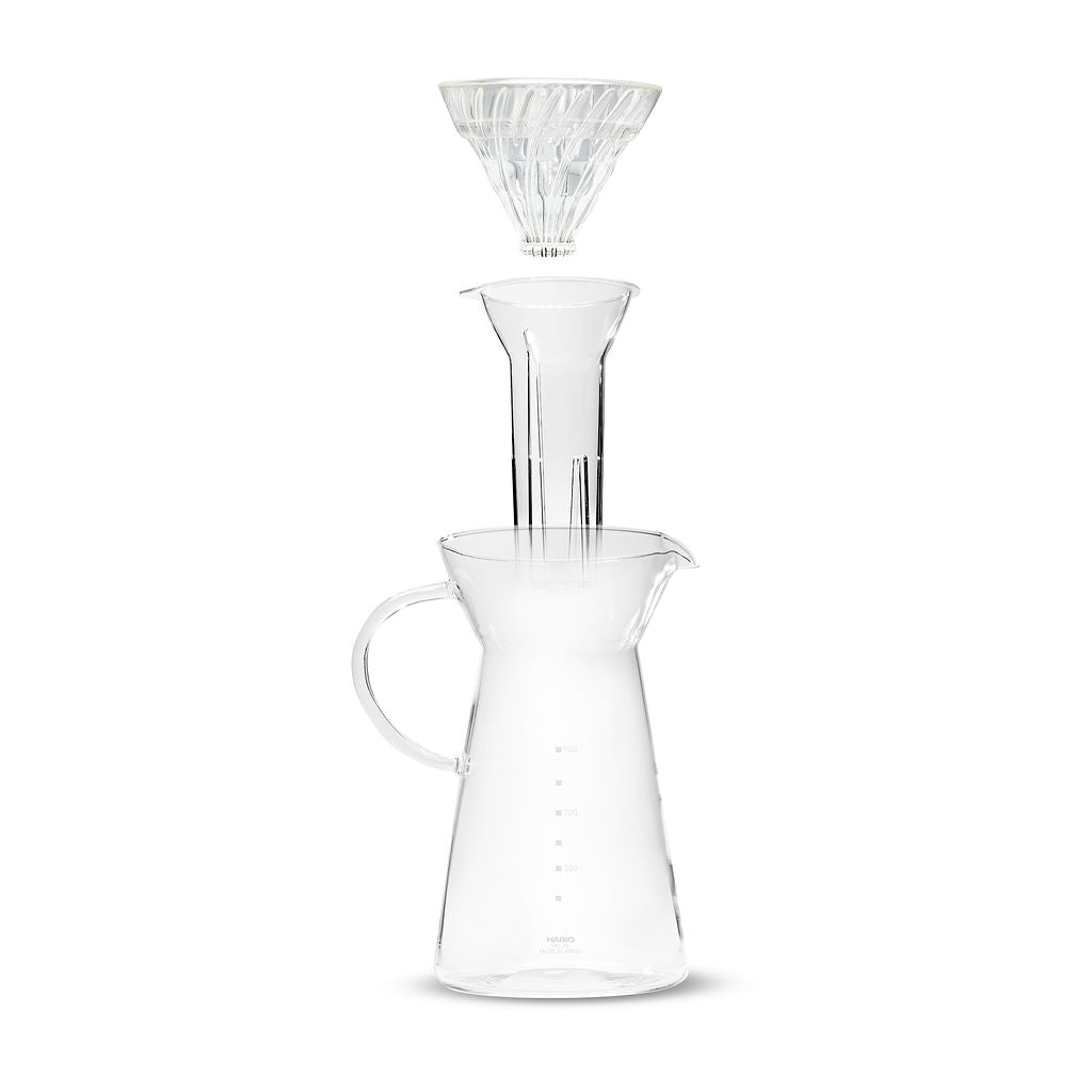 700 ml Glass Server for hot and iced coffee brewing