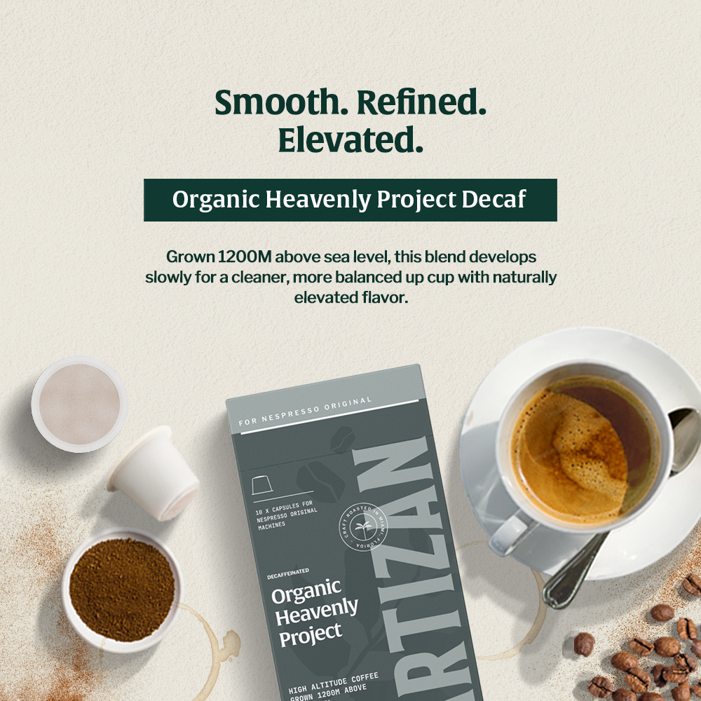 Artizan Heavenly Project Decaf Espresso – Nespresso Compatible