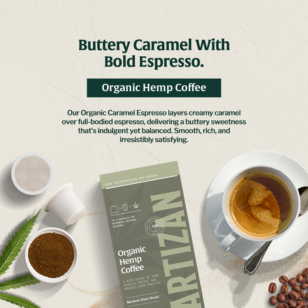 Artizan Low-Acid Hemp Coffee Pods – Nespresso Compatible