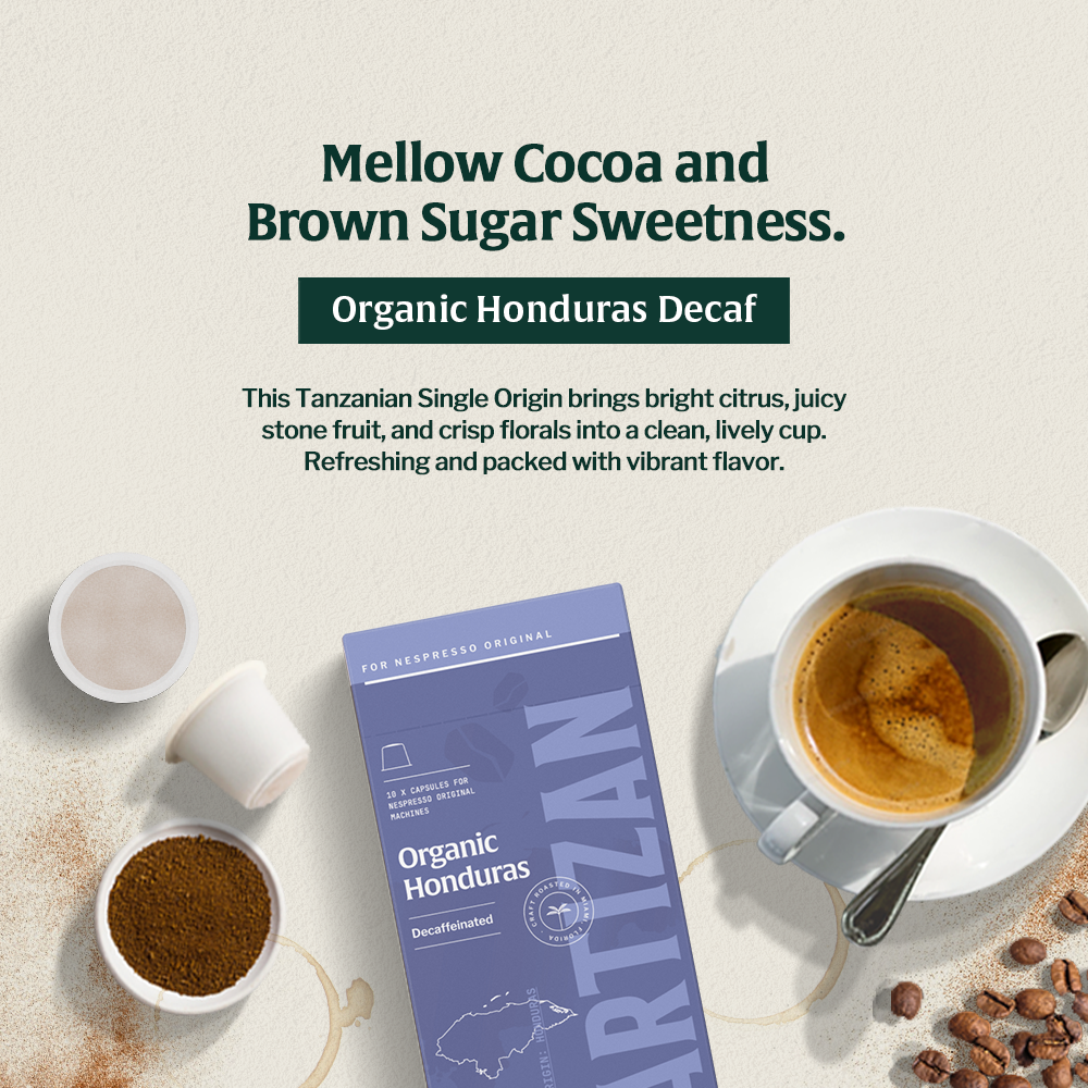 Artizan Single-Origin Honduras Decaf Espresso – Nespresso Compatible