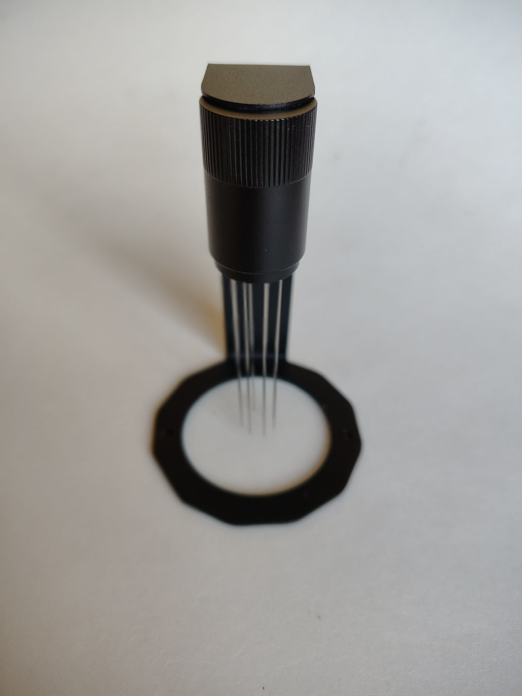 Alchemy Harvest Coffee Espresso WDT Distribution Tool in Black Magnetic and Black or White versions
