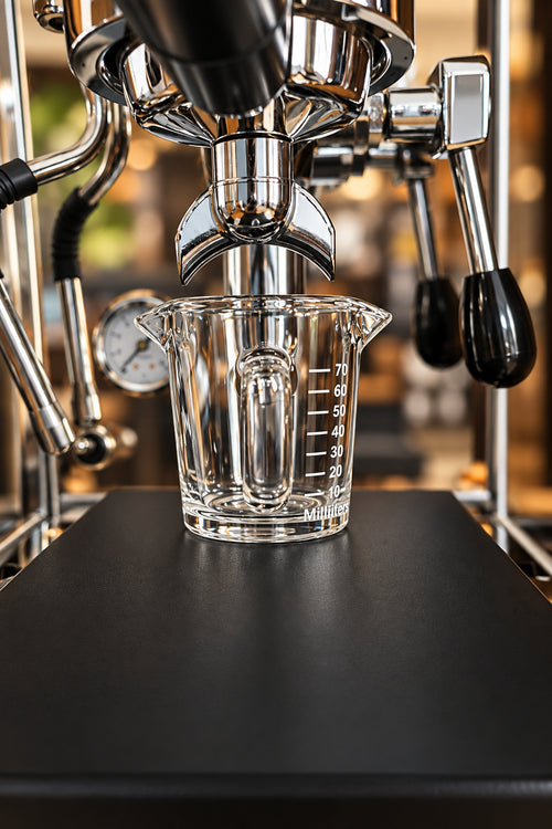 70ml Double-Spout Espresso Shot Glass in Borosilicate Glass