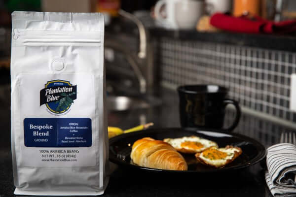 Plantation Blue Bespoke Blend: Jamaica Blue Mountain & Hawaiian Kona (16oz Ground) - Shop Coffee Hobby