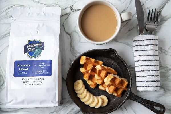 Plantation Blue Bespoke Blend: Jamaica Blue Mountain & Hawaiian Kona (16oz Ground) - Shop Coffee Hobby