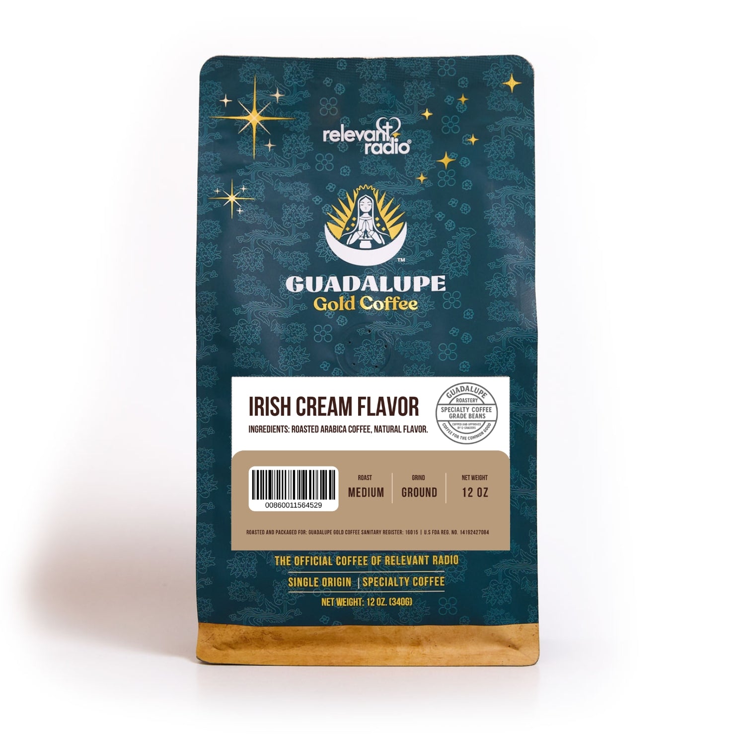 Irish Cream Coffee – Organic Flavored Specialty Coffee | Medium Roast Ground (12oz) - Shop Coffee Hobby