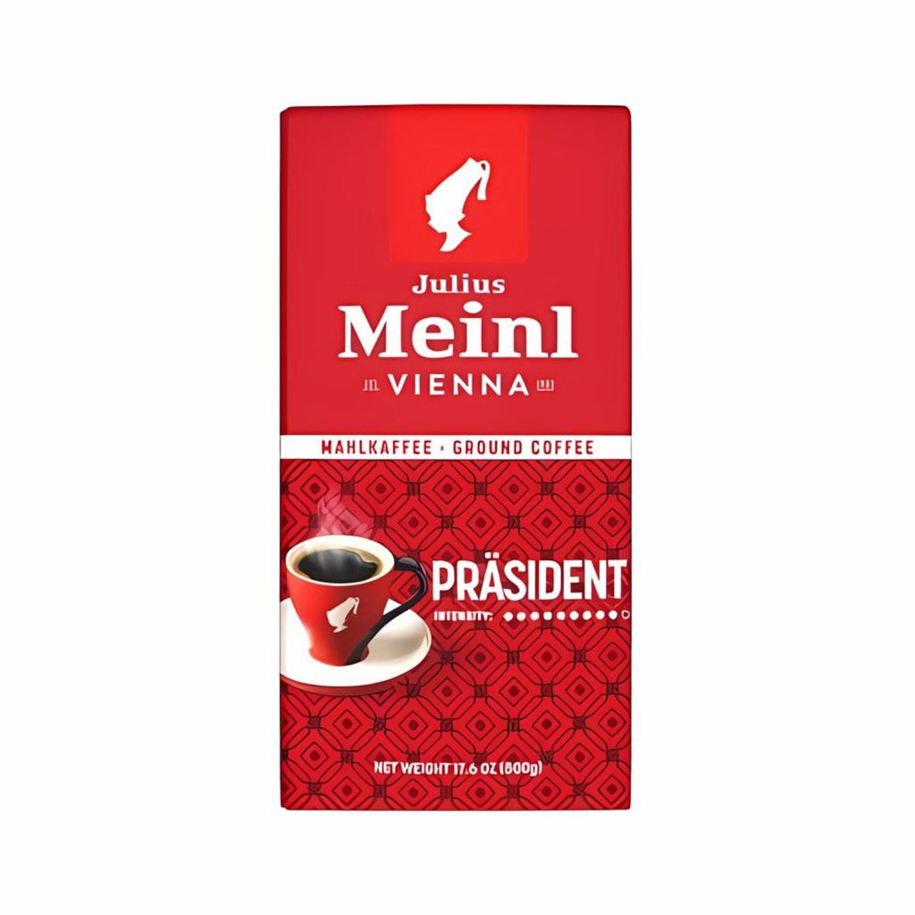Julius Meinl Präsident Medium Roast Ground Coffee, 17.6 oz