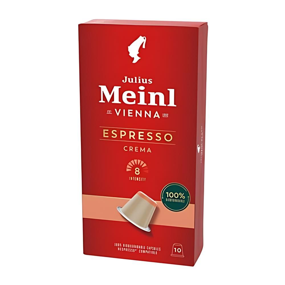 Julius Meinl Espresso Crema Nespresso Original Capsules, 10 Count