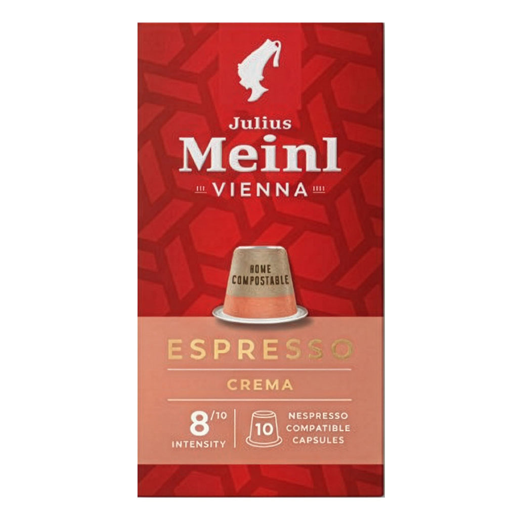 Julius Meinl Espresso Crema Nespresso Original Capsules, 10 Count