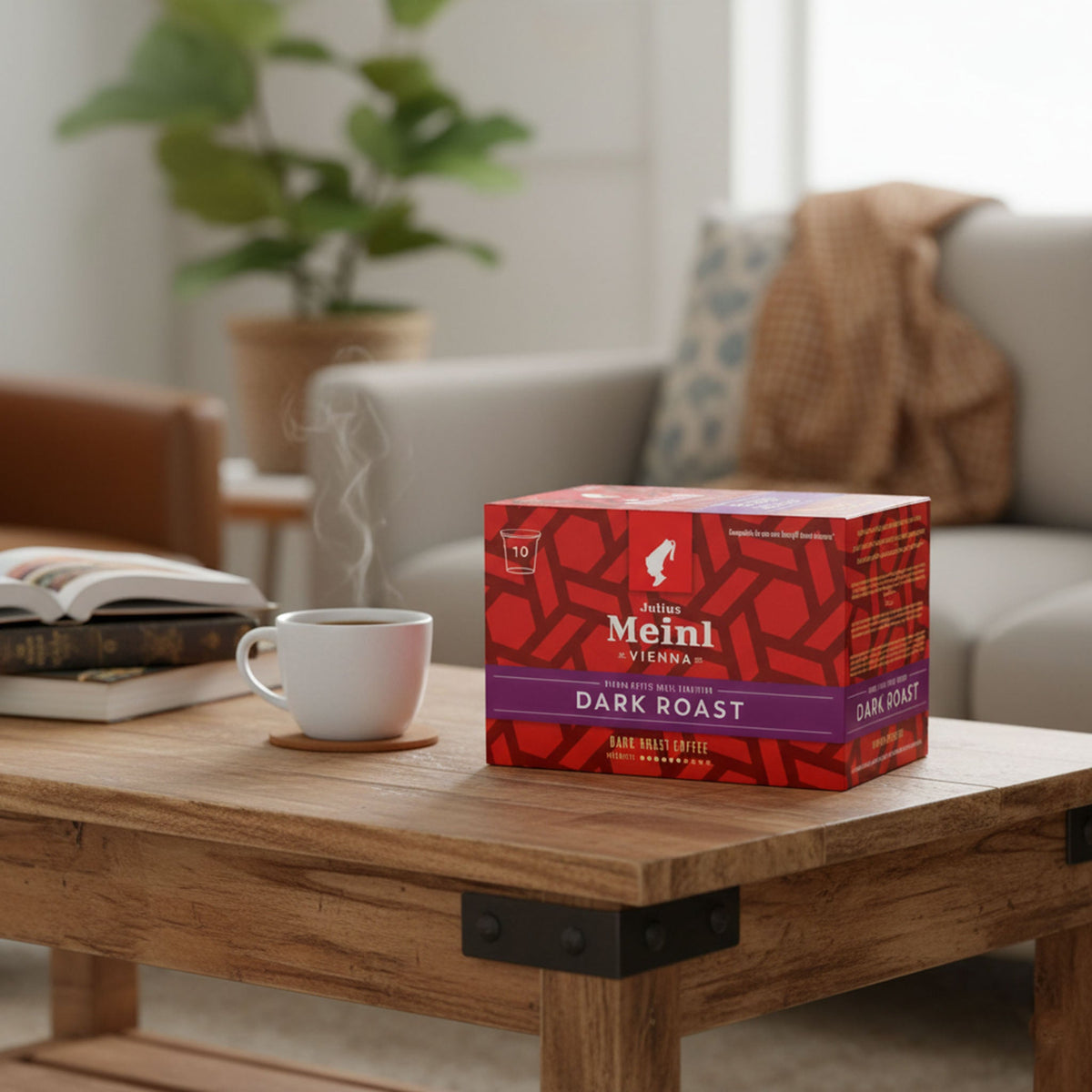 Julius Meinl Dark Roast K-Cup Coffee Pods, 10 Count