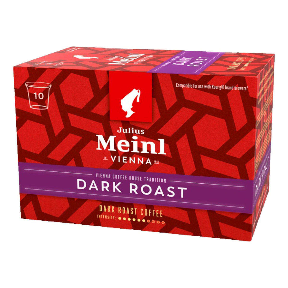 Julius Meinl Dark Roast K-Cup Coffee Pods, 10 Count