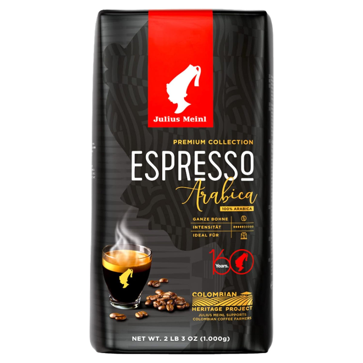 Julius Meinl Premium Espresso 100% Arabica Whole Bean Coffee, 1 kg