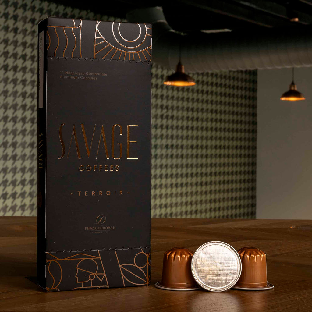 Savage Pods: Terroir – Competition‑Level Nespresso Compatible Coffee (14 Pack) Geisha - Shop Coffee Hobby