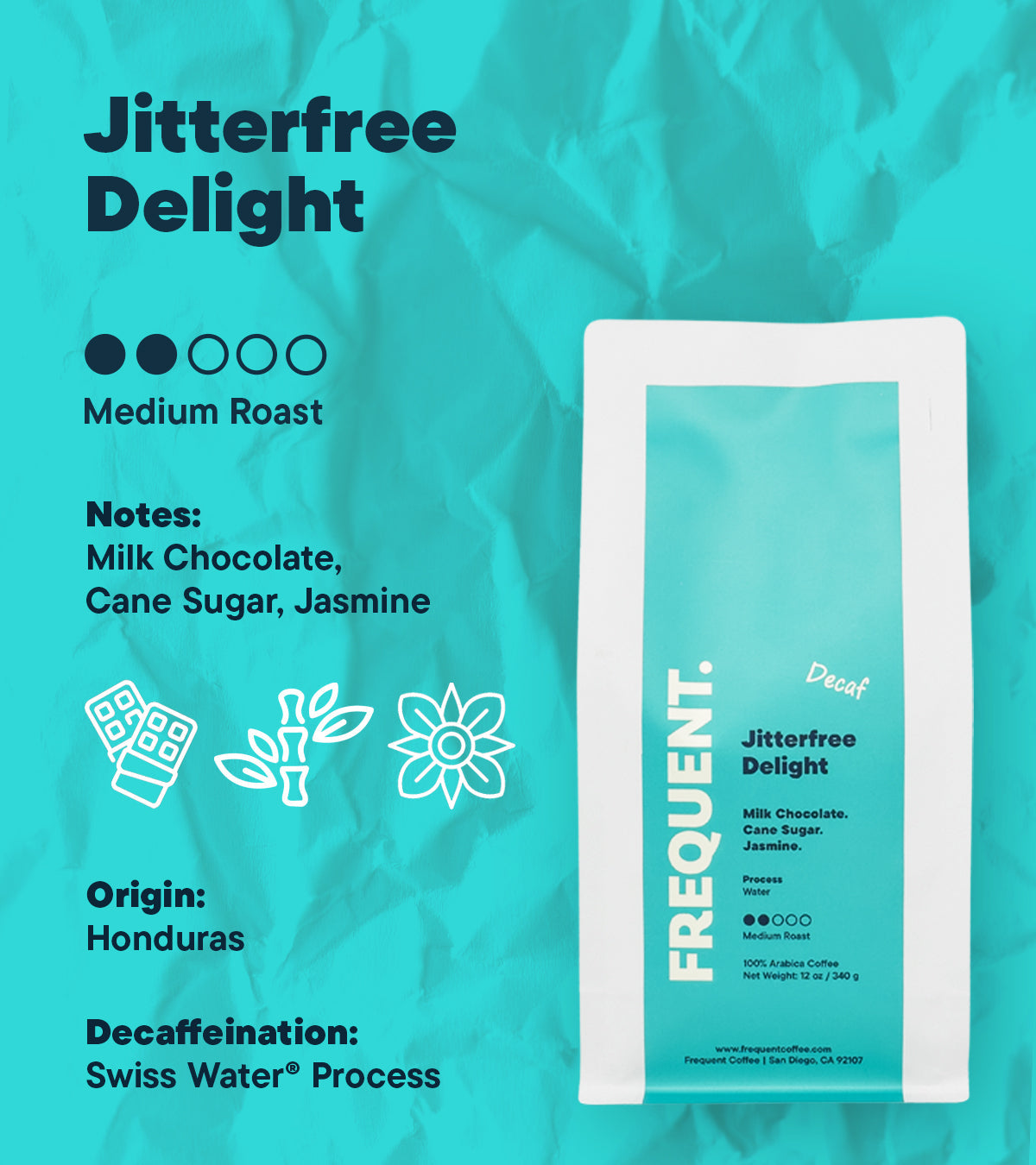 Jitterfree Delight Swiss Water® Decaf Coffee | Guatemala