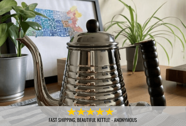 Kalita Wave 1 L Stainless Steel Gooseneck Pour-Over Kettle