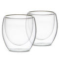 Double‑Wall Espresso Cup Set – 3oz Borosilicate Glass (Set of 2) – KF4040