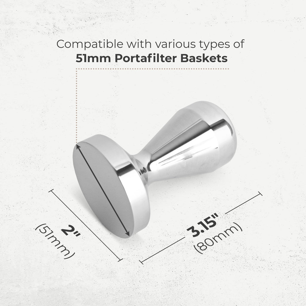 Ultimate Espresso Bundle – 51mm Tamper + Leveler + Puck Screen + Dosing Tools (Kaffe Products)