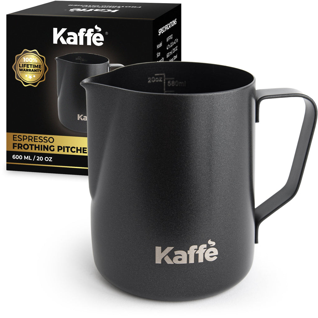 Milk Frothing Pitcher – 20oz / 600ml Stainless Steel Steaming Pitcher (KFFP02)