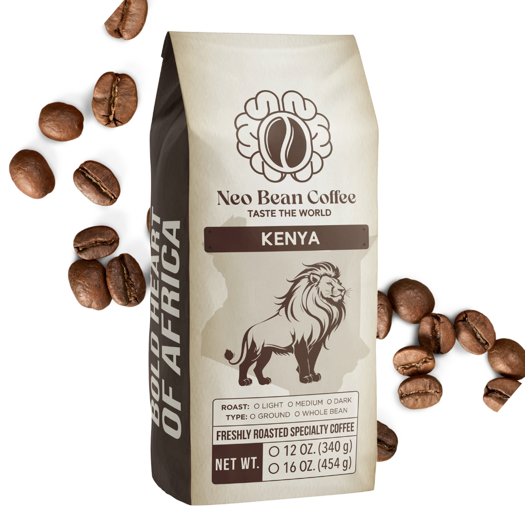Kenya Single-Origin Coffee — Light, Medium & Dark Roast | Fresh-Roasted
