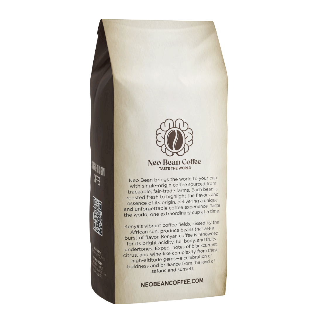 Kenya Single-Origin Coffee — Light, Medium & Dark Roast | Fresh-Roasted