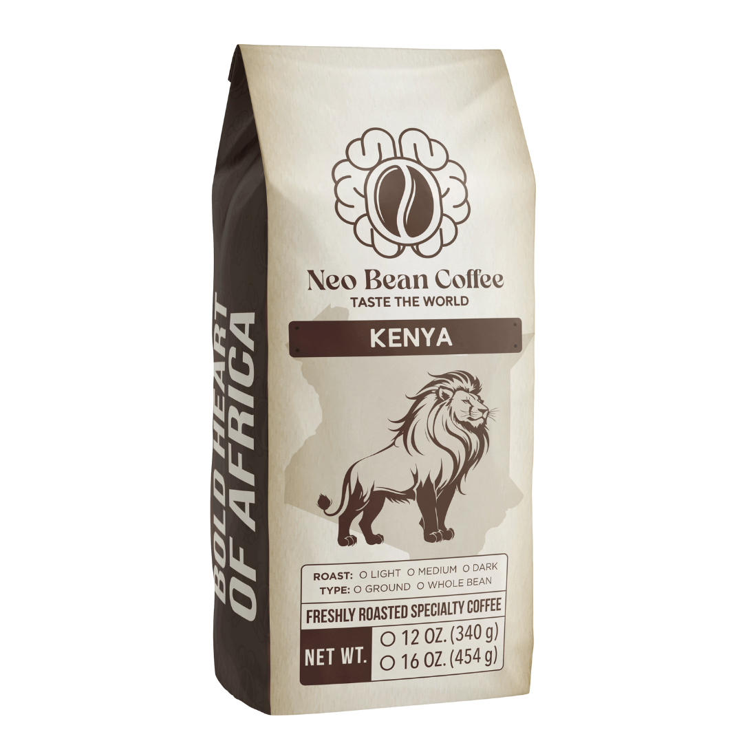 Kenya Single-Origin Coffee — Light, Medium & Dark Roast | Fresh-Roasted