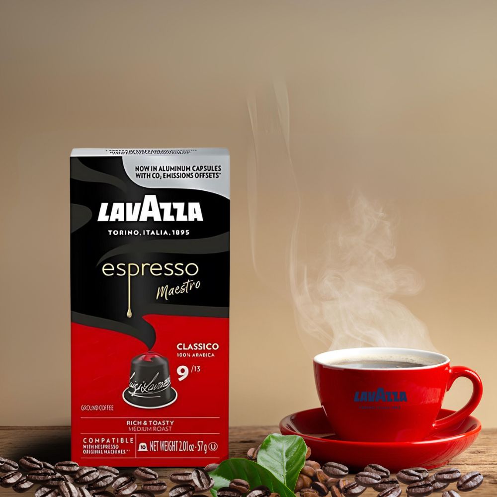 Lavazza Espresso Classico Nespresso Original Capsules, 10 Count
