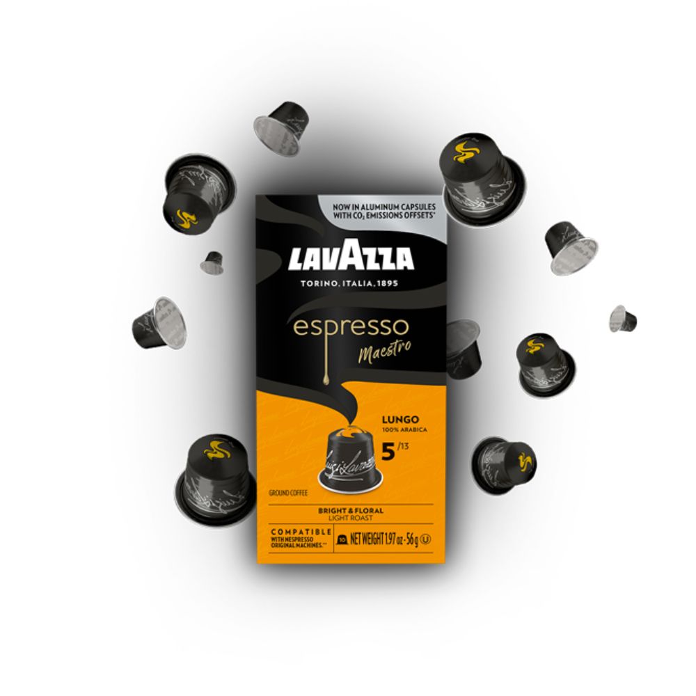 Lavazza Espresso Lungo Nespresso Original Capsules, 10 Count