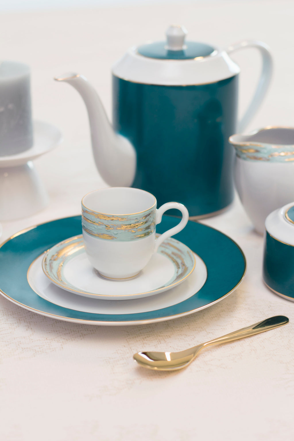 Louise Espresso Cup & Saucer (Set of 2)
