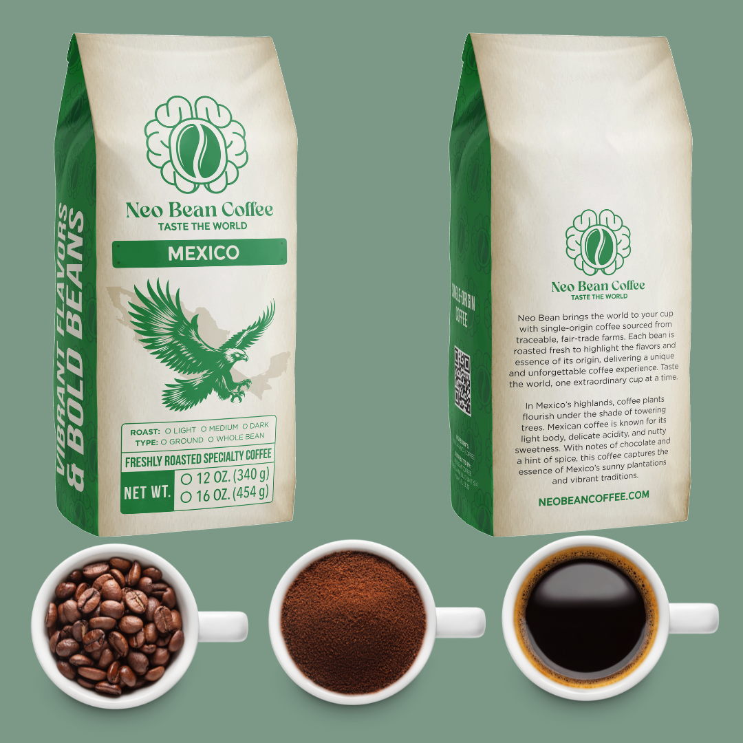 Organic Mexico Coffee | Single-Origin Chiapas | Light, Medium & Dark Roast