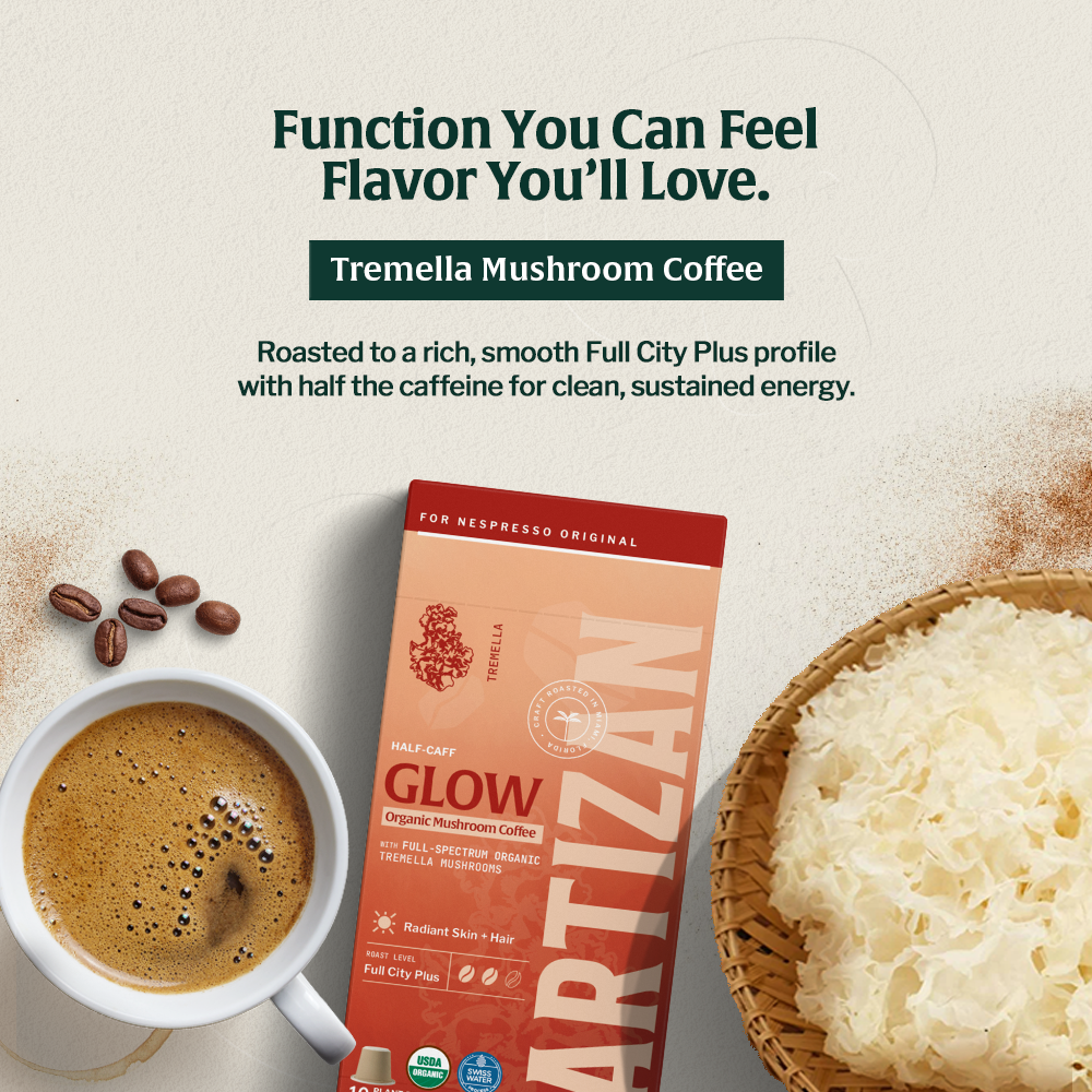 Artizan Organic Mushroom Tremella Half-Caff Espresso – Nespresso Compatible