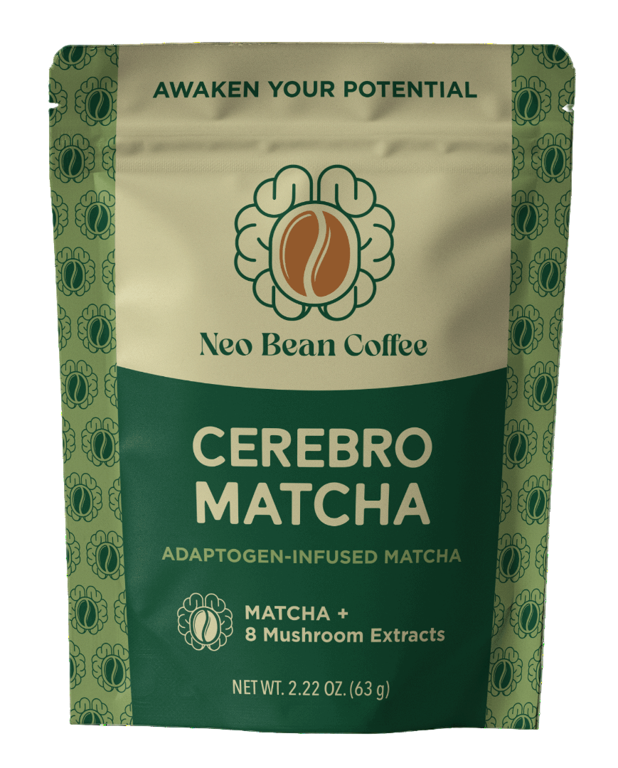 Cerebro Blend — Mushroom Matcha with 8 Adaptogens