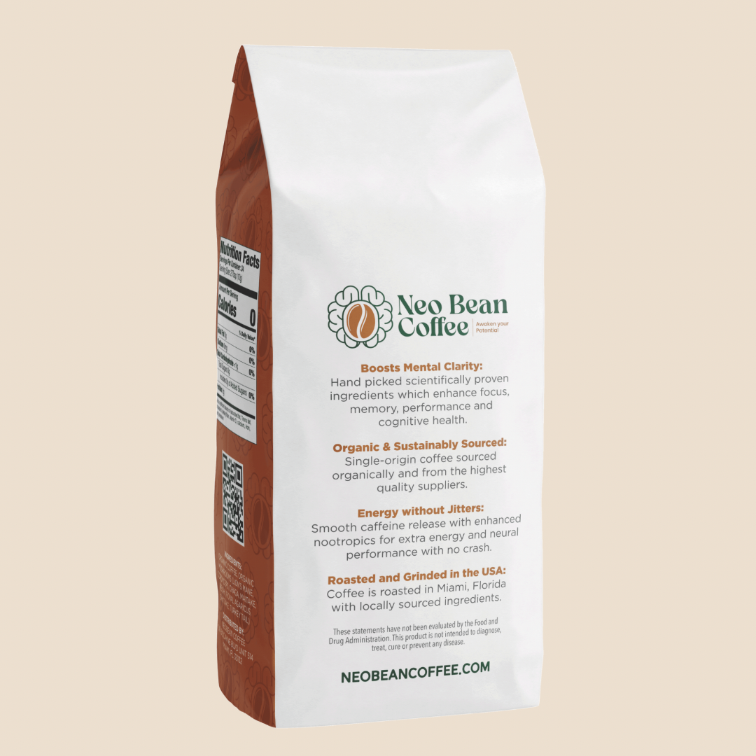 NeoBean Cerebro Blend – Mushroom Coffee with 8 Adaptogenic Mushrooms