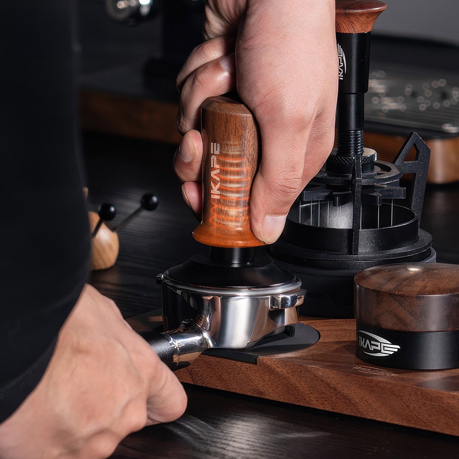 Black Edition Calibrated Coffee Tamper - Shop Coffee Hobby