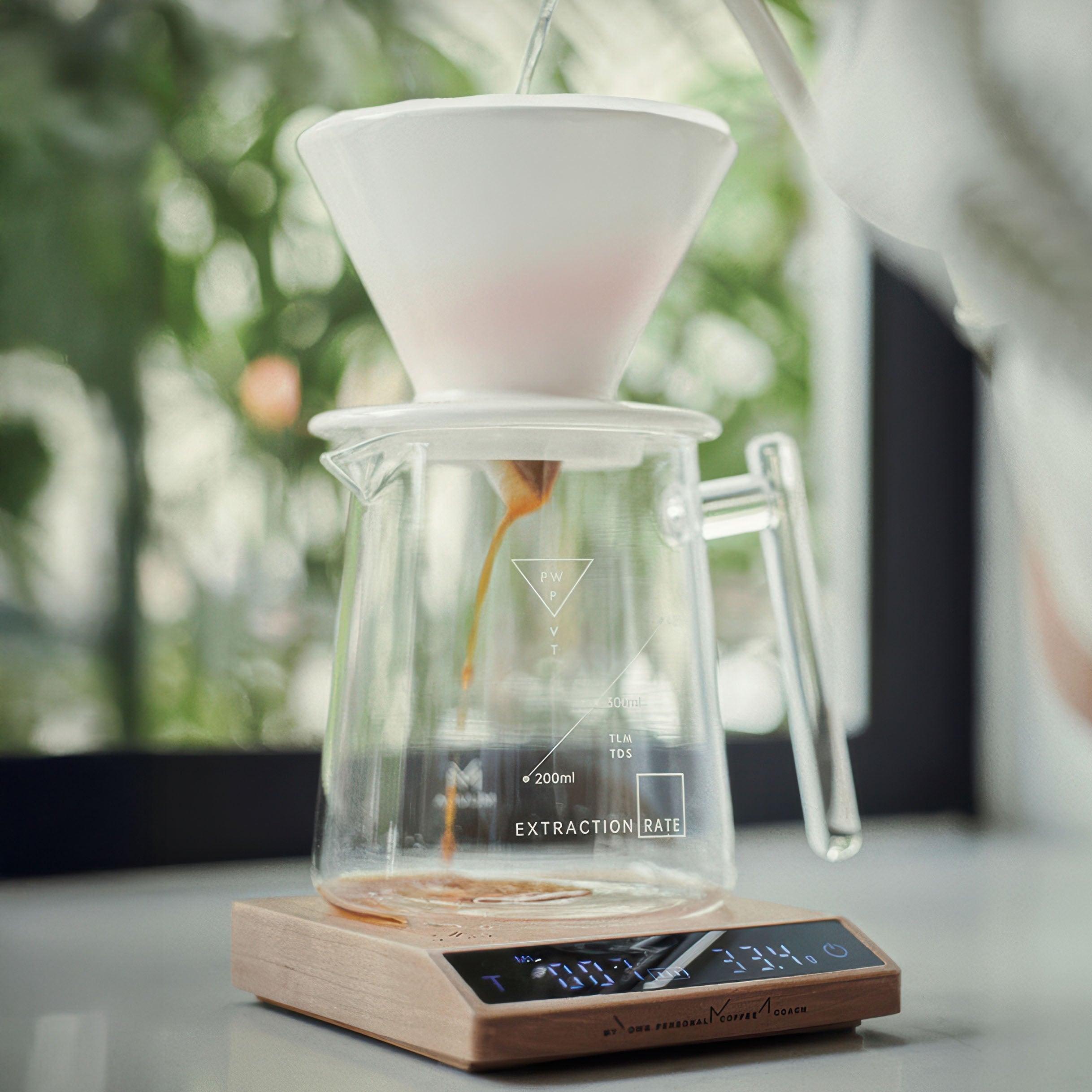 Precision Brew Walnut Digital Coffee Scale - Shop Coffee Hobby