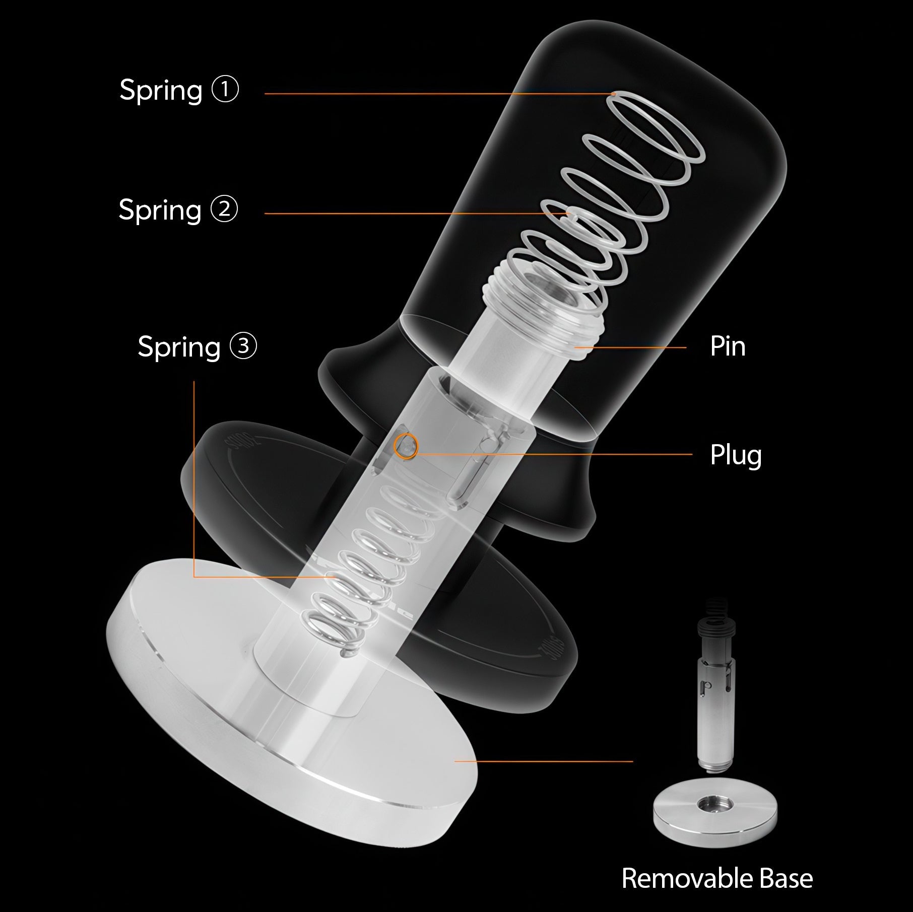 Walnut Coffee Tamper Balanced Design - Shop Coffee Hobby
