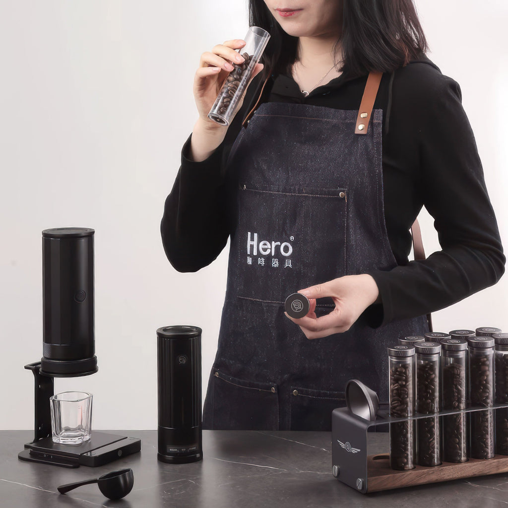 Pro Coffee Bean Storage Display & Degassing Stand - Shop Coffee Hobby